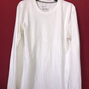 White Nike Long Sleeve